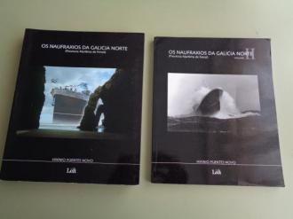 Os naufraxios da Galicia Norte. 2 Volumes. Provincia martima de Ferrol - Ver os detalles do produto
