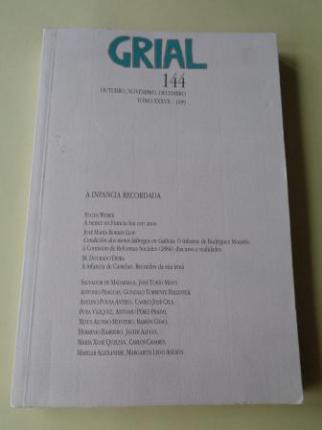 GRIAL. Revista galega de cultura. Nmero 144. Outubro-Novembro-Decembro, 1999. Tomo XXXVII - Ver los detalles del producto