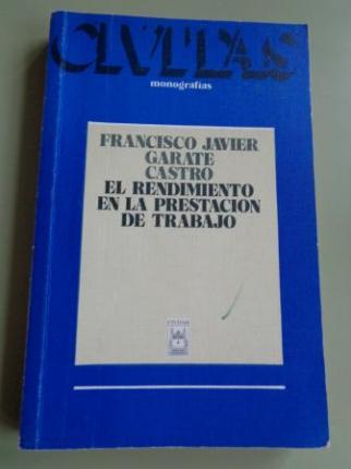 El rendimiento en la prestaci�n de trabajo - Ver os detalles do produto