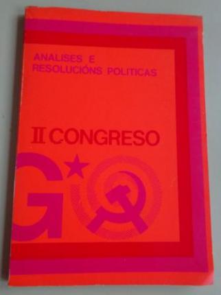 II Congreso Uni�n do Pobo Galego (UPG) 1979. An�lises e Resoluci�ns Pol�ticas - Ver os detalles do produto