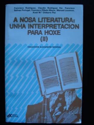 A nosa literatura: unha interpretacin para hoxe (II) - Ver los detalles del producto