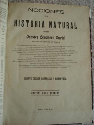 Nociones de Historia Natural - Ver los detalles del producto