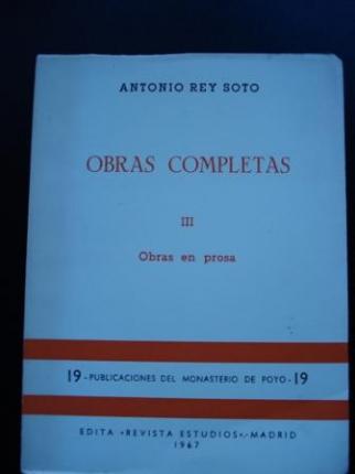 Obras completas III. Obras en prosa - Ver los detalles del producto