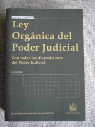 Ley orgnica del poder judicial. Con todas las disposiciones del poder judicial - Ver los detalles del producto