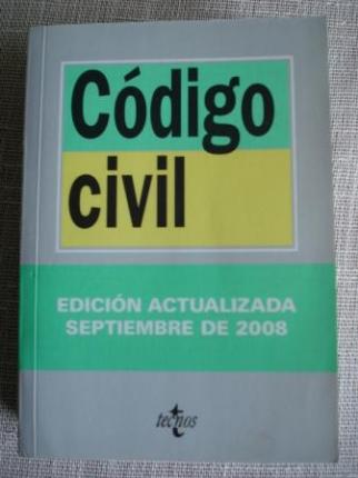 Cdigo civil. Edicin actualizada septiembre 2008 - Ver os detalles do produto