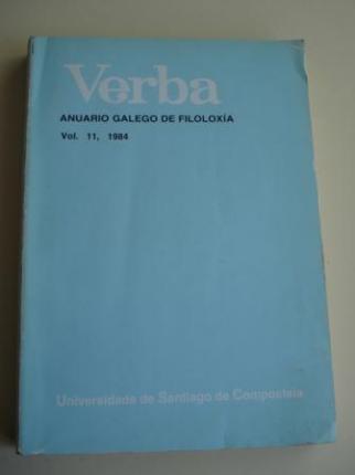 VERBA. Anuario Galego de Filoloxa. Volume 11, 1984 - Ver os detalles do produto