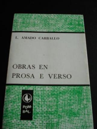 Obras en prosa e verso - Ver os detalles do produto