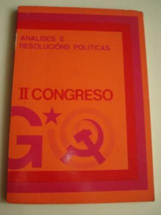 II Congreso Unin do Pobo Galego. Anlises e resolucins polticas.  - Ver los detalles del producto