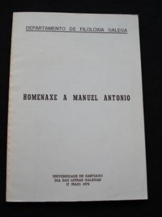 Departamento de Filoloxa Galega. Homenaxe a Manuel Antonio - Ver os detalles do produto