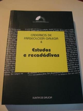 Cadernos de fraseoloxa galega. N 4: Estudos e recaddivas - Ver los detalles del producto