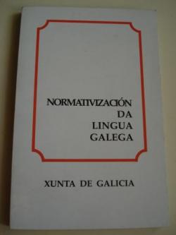 Ver os detalles de:  Normativizacin da lingua galega (5 edicin - 1991)