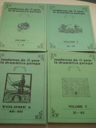 Cuadernos / cadernos da Escola Dramtica Galega. Coleccin completa (105 cadernos) - 4 tomos + Cadernos soltos - Ver os detalles do produto