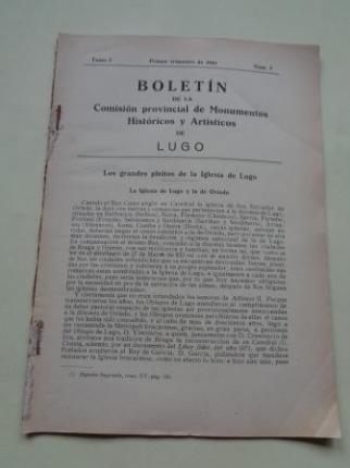 Boletn de la Comisin Provincial de Monumentos Histricos y Artsticos de Lugo. N 9, Primer trimestre de 1944 - Ver os detalles do produto