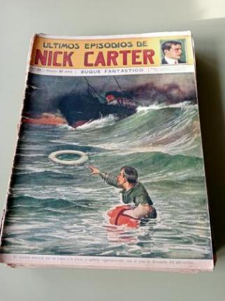 ÚLTIMOS EPISODIOS DE NICK CARTER. 19 ejemplares. Año 1920 - Ver los detalles del producto